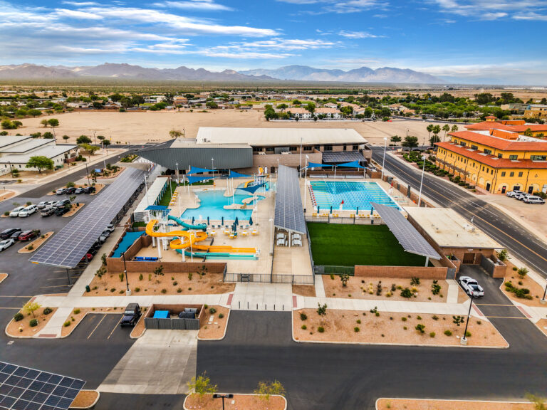 Living in Marana: The MARC, A modern recreational facility with pools.