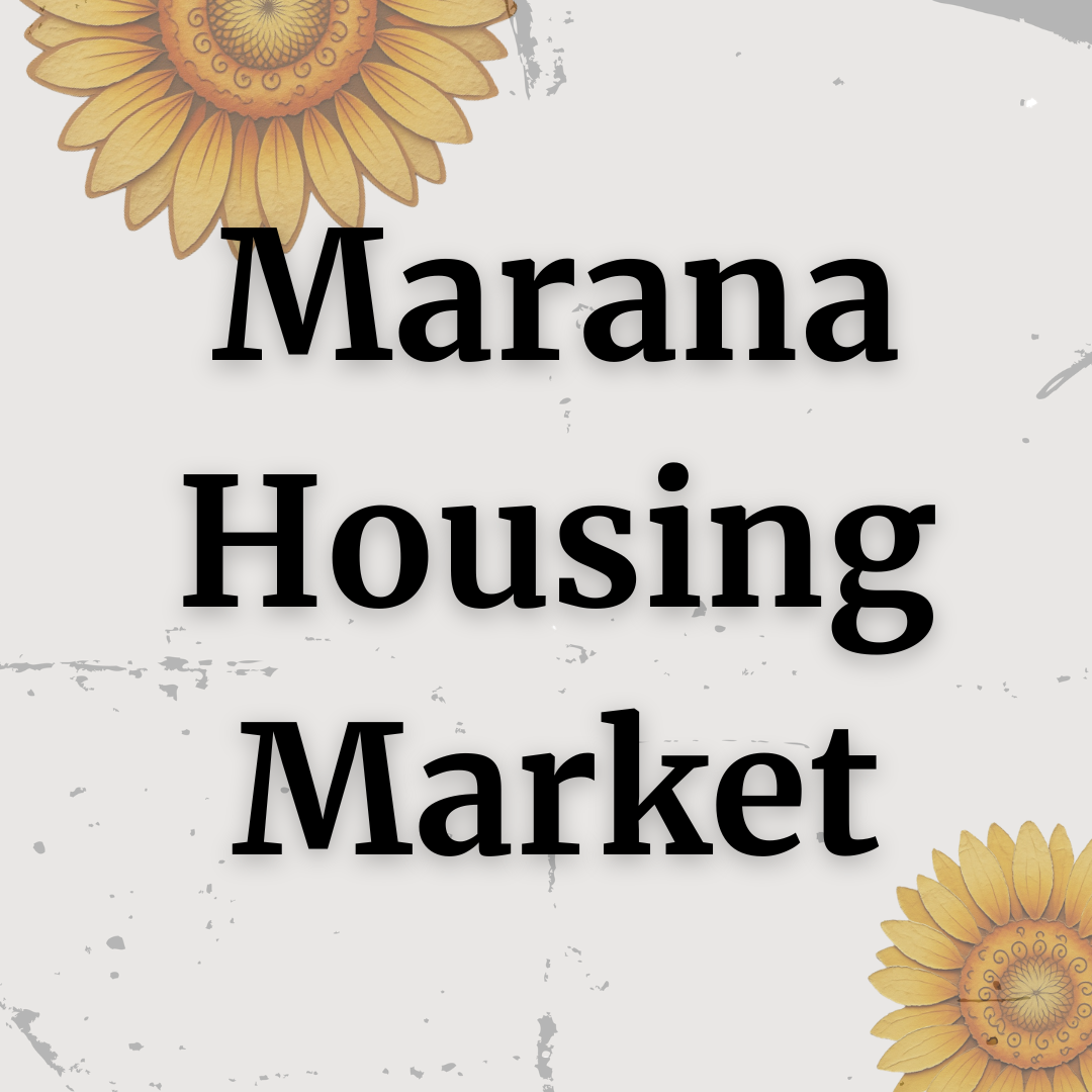 Here's your glimpse at the most recent information in the Marana Housing Market.
